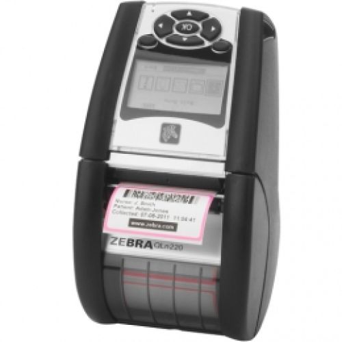 Zebra QLn220, USB, RS232, BT, NFC, 8 dots/mm (203 dpi), RTC, display, EPL, ZPL, CPCL