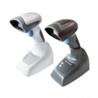 Datalogic QuickScan QM2430 vezeték nélküli vonalkód olvasó, kereskedelmi, 2D, imager, multi-interface (RS232, KBW, USB), IP42, tartalmaz.: töltő dokkoló, akkumulátor, külön rendelendő: interface kábel, tápegység, szín: fehér