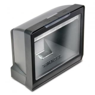 Datalogic Magellan 3200VSi prezentációs szkenner, kereskedelmi, 1D, EAS deaktiválás, multi-interfész (RS232, KBW, USB), külön rendelendő: interfész kábel, tápegység, tápkábel, szín: szürke